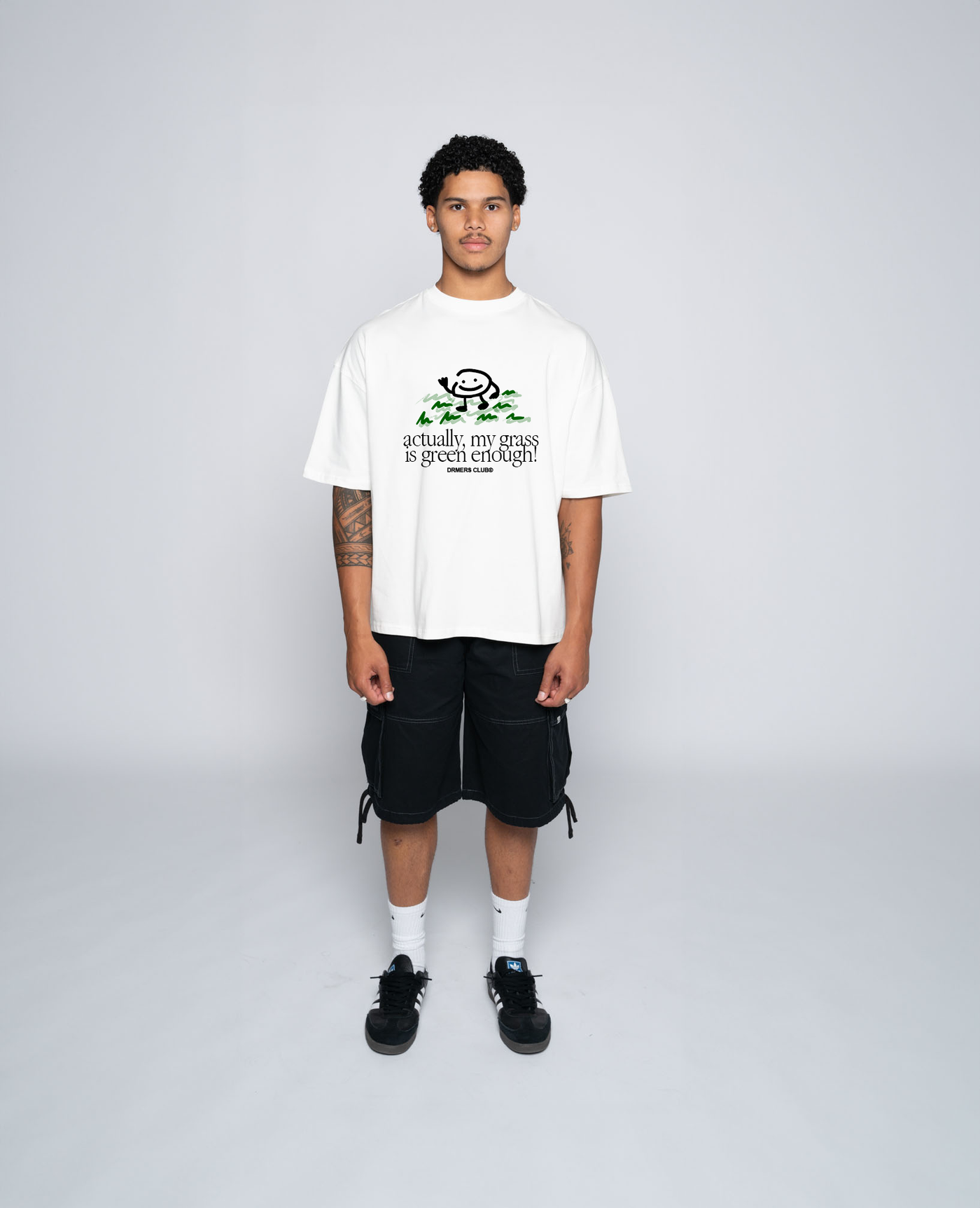 GRASS IS GREEN TEE - WHITE