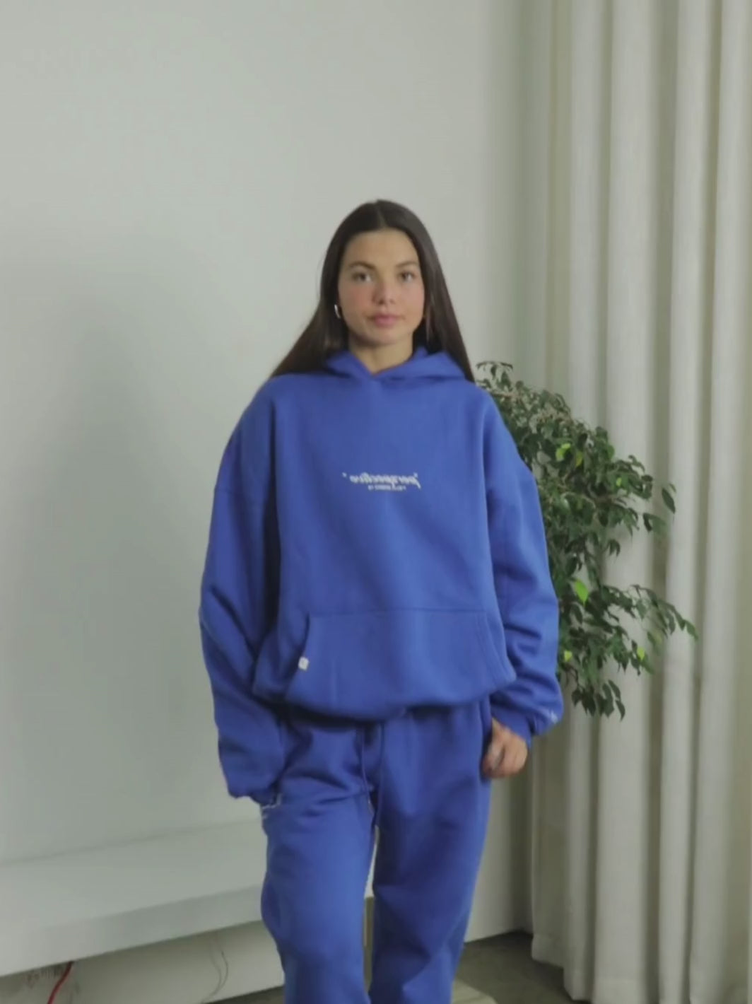 PERSPECTIVE HOODIE - COBALT BLUE